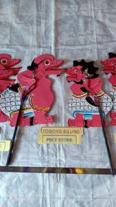 Wayang Togog Bilung 1 Set Bahan Duplek Dobel