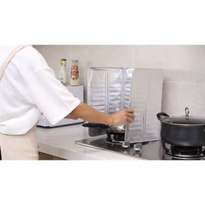 [HCM] Khung Nhôm Tấm Chắn Chống Bắn Dầu Mỡ Rán Size 32.5x84cm-CA666