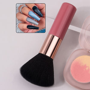 แปรงทาเล็บ 1 ชิ้น แปรงปัดฝุ่น แปรงกวาดฝุ่นเล็บ แปรงแต่งหน้าอ้วน แปรงทําความสะอาดด้ามสั้นขนนุ่ม
