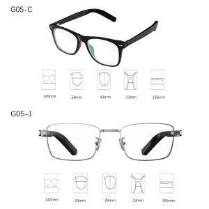 NineWind  G05 smart Bluetooth glasses for making calls music remote control taking pictures voice assistant sunglasses driving calling music and cycling polarized fashion audio glasses