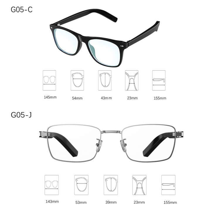 NineWind G05 Kính bluetooth thông minh  mới để thực hiện cuộc gọi, âm nhạc, điều khiển từ xa, Chụp Ảnh, trợ lý giọng nói, kính râm, lái xe, gọi điện, âm nhạc và đi xe đạp, kính âm thanh thời trang phân cực