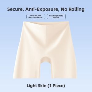 MiiOW | Cat Woman Ice Silk Seamless Abdomen Underwear Womens New 2025 Thin Color Matched Safety Pants Summer High Waist Briefs