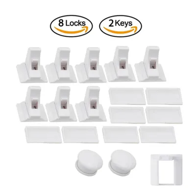 Baby Safety Lock Invisible Lock Kids Security Drawer Latch Cabinet Door Magnetic Child Safety Lock Limiter Children Protection