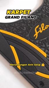 Karpet Motor Filano Premium Bordes Karet Tebal Anti Licin Untuk Alas Pijakan Kaki Motor
