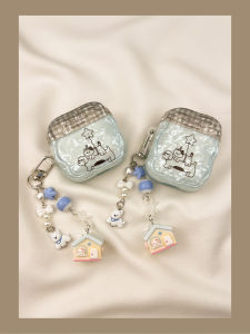 Korean Style Shell Pattern Star Dog AirPods4 Protective Case Wireless Bluetooth Apple pro Earphone Cover Second Generation Third Generation Aipods2 Airpodpro Four Generations Five