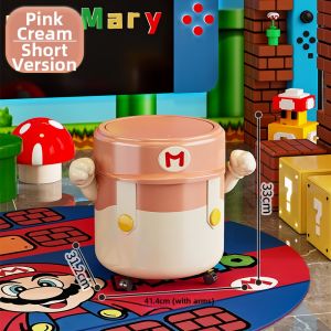ASCOR | Cute Easy-Access Movable Trash Can