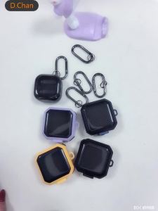 for Galaxy Buds 4 Pro Military Carbon Fiber Case Anti-Drop Lock with Airbags Shockproof Full Cover for Galaxy Buds 4 Pro/Buds 4