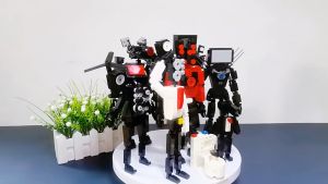 Skibidi Toilet Building Block Vs Camera Man Toy Skibidi Toilet Skibidi Toilet Camera Toiletry Brick Speakerman Figurine Toy Set