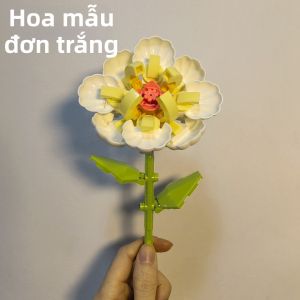 Bó Hoa Đơn Rose Lily Gạch Hoa