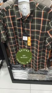 Kemeja MGEE - Kemeja Kasual Lengan Pendek MGEE Alto CKKR 141 Green