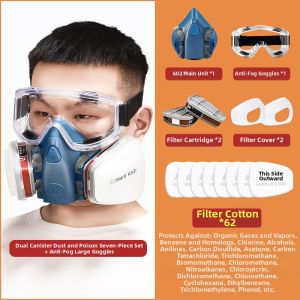 Toxic Gas And Dust Protection Mask