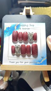 เล็บปลอมเล็บเจลแท้💯%ติดอะไหล่วิ้งวับมาก