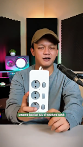 Mikotek Stop Kontak Kabel Switch On Off Colokan Listrik 3 Lubang 3 Meter MT-8346 SNI Hotplain