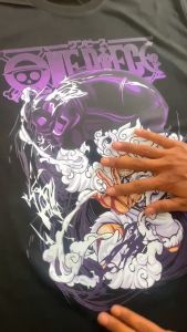 Baju Kaos Distro Anime One Piece Gear 5 Zoro Pria Wanita Premium Cotton Combed 24s By CustomHade