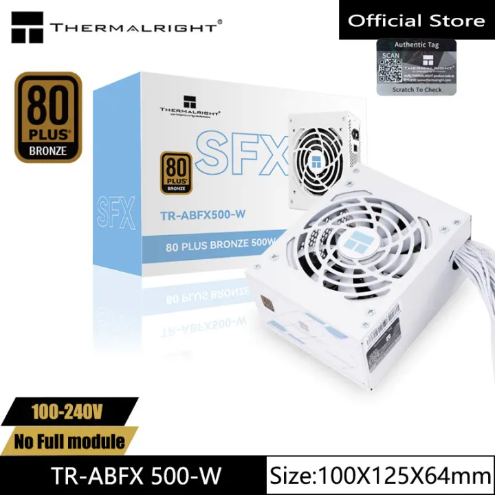 Thermalright | Thermalright TR-ABFX 500-W SFX White Bronze Direct Power Supply,100-240V full voltage Mini Power Supports M-ATX or ATX chassis