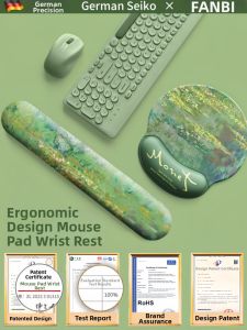 FANBI | Ergonomic Wrist Rest Mouse Pad Prevent Tendinitis