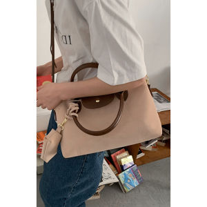 Trendy Commuter Womens Handbag 2025 New Fashion Color Block Tote Bag Large Capacity Crossbody Bag Daily Use Soft PU Leather
