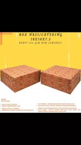 Dus Nasi 18x18 Dus Catering (Isi 25Pcs--B4k335)