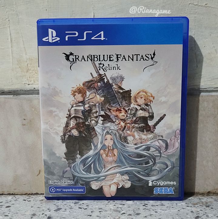 Bd Kaset Ps4 Ps5 Granblue Fantasy Relink Game Cd Ps 4 5 Original