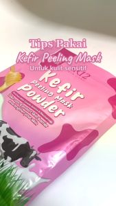 Kefir Peeling Mask Powder SR12 Skincare - Masker Wajah Kefir Bubuk - Mengangkat Sel Kulit Mati
