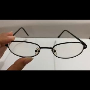 Kacamata Lensa Minus Frame Besi Pria dan Wanita Kacamata Baca Jarak Jauh (-) Kacamata Minus -0.25 sampai -4.00