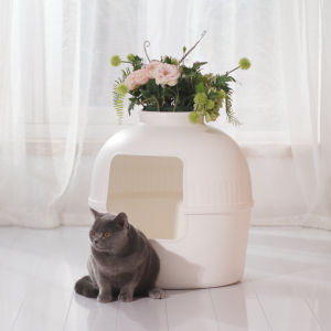 Plastic Enclosed Cat House Villa Balcony Pet Bed Detachable Washable Four Seasons Universal for Cats And Dogs MEATZOO Brand