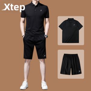 XTEP | Bộ Quần Áo Polo Nam Mùa Hè Ngắn Tay