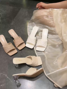 D STYLE SHOES heels sandals for women 599-4 comfy foam fabric