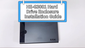 SSK HE-G3001 2.5"/3.5" SATA HDD/SSD USB 3.0 External Hard Drive Enclosure HDD Enclosure