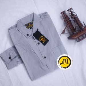 CODTERMURAH TERLARIS KEMEJA PRIA POLOS LENGAN PANJANG WARNA HITAM BAJU LAKI LAKI HEM LENGAN PANJANG PRIA KEMEJA COWOK KEREN HITAM