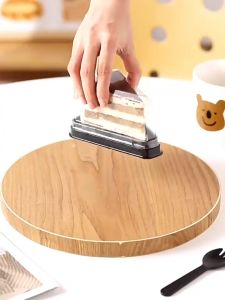 50pcs Triangle Cake Box Clear Slice Cake Container 8inches Triangular Mousse Tray baking Packaging
