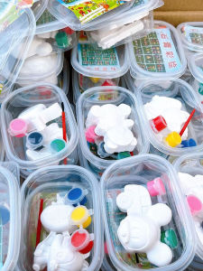 รูปปั้นหินสำหรับเด็ก งานฝีมือ วาดภาพ สร้างสรรค์ วาดภาพ ดีไซน์ รูปปั้นหิน วัสดุหิน วัย 6 ปี ทั้งชายและหญิง