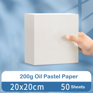 50 Sheets Art Supplies Oil Pastel Paper 200gsm Chalk Coloring Crayons Painting Books Acid Free Natural Colortones Drawing