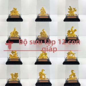 LIWAN | Plush Sand Gold Zodiac Figurines Business Etiquette Gifts