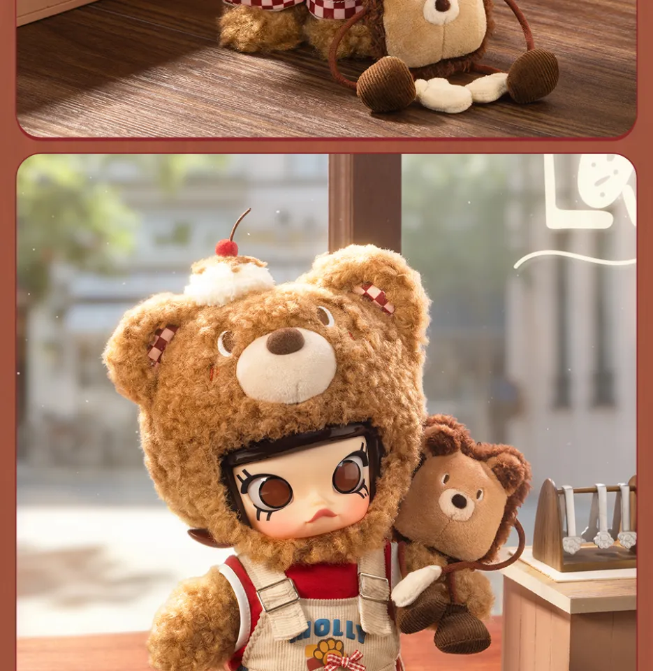 POP MART MOLLY Bear Bread 1/8 Action Figure BJD Birthday Gift Kid