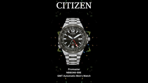 Citizen Promaster Mechanical GMT NB6046-59E Automatic Mechanical Stainless Steel Mens Watch
