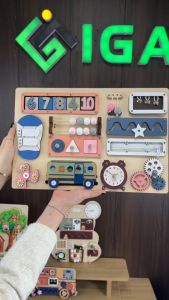 Bảng bận rộn đồ chơi thông minh Montessori cho bé phát triển trí tuệ và kỹ năng | TOY01