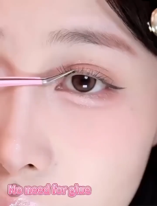 100/120 Clusters False Eyelashes Self-Adhesive Softer Eyelash Grafting for Beginners Lashes Glue-Free 10-12mm Natural Eyelash Extensions Thicken Curl Lazy Single Cluster Eyelash