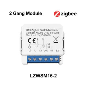 AVATTO | AVATTO Tuya ZigBee Smart Light Switch No Neutral Relay Module 1/2/3 GangAVATTO App Remote ControlWork with Alexa Google Home