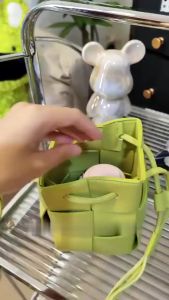 Rotatable Portable Small Pill Box Touch-free Pill Dispenser Box Portable Clear Storage Box with Anti-mixing Waterproof