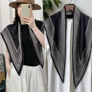 XUANXUAN | Belt Accent Draping Scarf