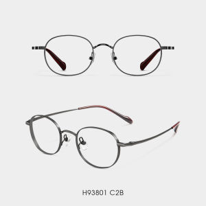 HELEN KELLER | Flexible Titanium Leg Oval Frame Myopia Glasses