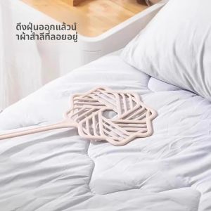 เครื่องตีฝุ่นพลาสติกสําหรับผ้าปูที่นอนหมอนผ้านวมเสื้อผ้าเครื่องมือทําความสะอาดอเนกประสงค์เสื้อผ้าฝุ่นข้อความในครัวเรือน