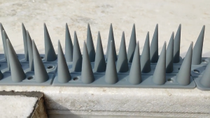 12pcs Bird Repellent Spikes Multi Purpose Garden Fences Anti-theft Fencing Wall Spikes Cat Anti Bird Thorn