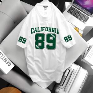ENAMI SUNS - Kaos Distro Lengan Pendek California Bahan Full Cotton Style Kasual Pria - Oblong