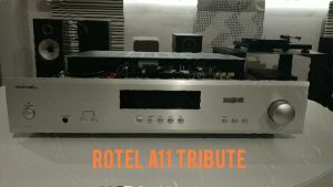 ROTEL A11 TRIBUTE อินทิเกรตแอมป์ 2 x 50 วัตต์ ที่ 8 โอห์ม Class AB (รับประกันศูนย์ไทย 1 ปีเต็ม)