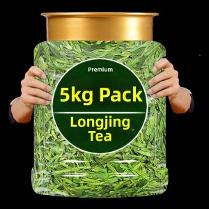 Genuine Mingqian Superior Strong Aroma Longjing Green Tea 5 Pounds