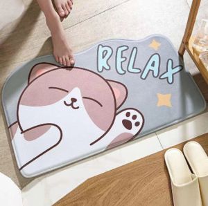 Cartoon Absorbent Floor Mat Kitchen And Bathroom Entrance Anti Slip Mat Cartoon Absorbent Door Mat Soft/卡通吸水地垫厨房浴室入口防滑垫卡通吸水门垫柔软