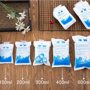 10 PCS Reusable Ice Bag Water Injection Icing Cooler Bag Pain Cold Compress Drinks Refrigerate Food Keep Fresh Gel Beg Penyimpan Ketulan Ais