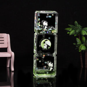 Cute Cartoon Rabbit Oil Drop Hourglass Office Desktop Stress Relief Decorative Ornaments Birthday Gifts for Children Girls